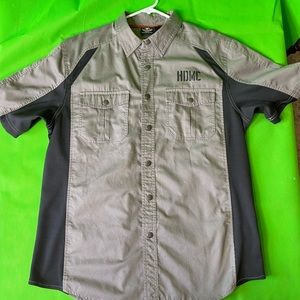 Harley Davidson Mens Button Up Shirt XL
